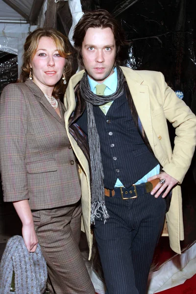 Rufus Wainwright Martha Wainwright Premiere Aviator Ziegfeld Theatre December 2004 — Stock Photo, Image