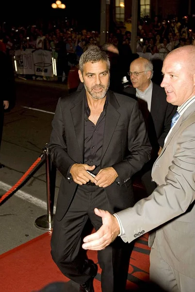 George Clooney Érkezések Michael Clayton Észak Amerikai Premierje 32Nd Éves — Stock Fotó