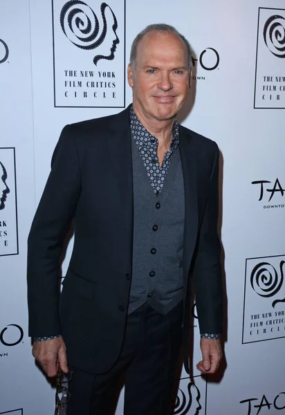 Michael Keaton Arrivals New York Film Critics Circle Gala Awards — Stock Photo, Image