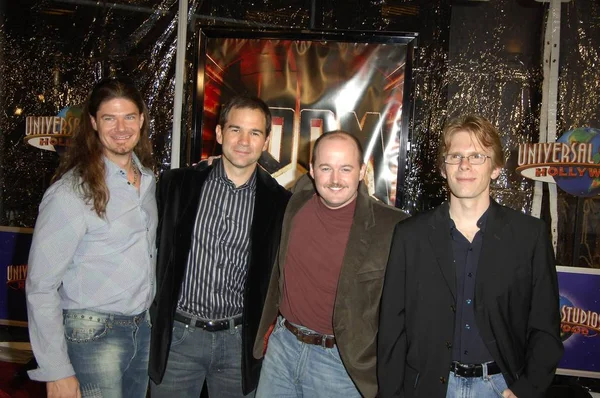 Todd Hollenshead Kevin Cloud Tim Willets John Carmack Arrivals Doom — Stock Photo, Image