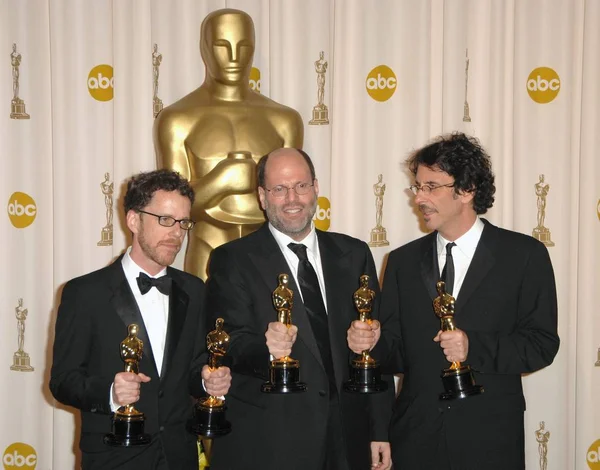 Scott Rudin Produser Tengah Ethan Coen Joel Coen Pemenang Prestasi — Stok Foto