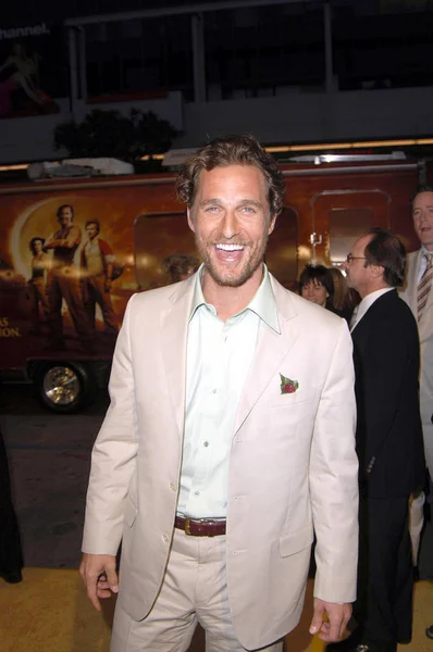 Matthew Mcconaughey Chegadas Para Sahara Premiere Grauman Chinese Theatre Los — Fotografia de Stock