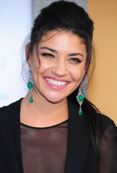 Jessica Szohr Při Příjezdu Sexu City Film Premiere Radio City Stock Obrázky