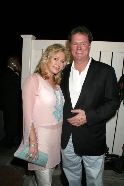 Kathy Hilton Rick Hilton Dentro Para Fourth July Independence Day Fotos De Bancos De Imagens Sem Royalties