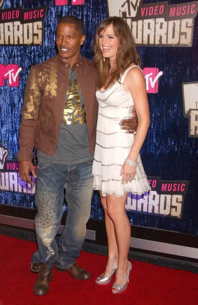 Jamie Foxx Jennifer Garner Agli Arrivi Gli Mtv Video Music Foto Stock Royalty Free