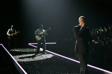 Justin Timberlake Victoria ' 'S Secret moda gösterisi için moda gösterisi-pist gösterisi, Kodak Theatre, Los Angeles, CA, 16 Kasım 2006. Fotoğraf: Jeremy Montemagni/Everett Collection