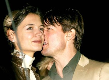 Katie Holmes, Tom Cruise Ocean Drive & Market Amerika Süper Bowl XLi Party, Pontiac garaj sahne, Miami, FL, Şubat 03, 2007 için katılım. Fotoğraf: Rob Rich/Everett Collection