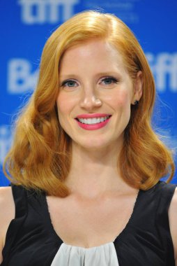 Jessica Chastain Toronto Uluslararası Film Festivali'nde Coriolanus Basın Toplantısı için basın toplantısında, Tiff Bell Lightbox, Toronto, Eylül'de 12, 2011. Fotoğraf: Gregorio Binuya / Everett Koleksiyonu