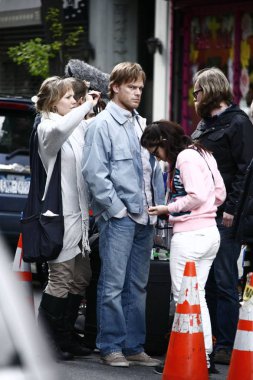 Michael C. Hall East Fifth Bliss Film Shoot için yerde, Manhattan, New York, Ny Nisan 19, 2010. Fotoğraf: Chris Cole / Everett Koleksiyonu
