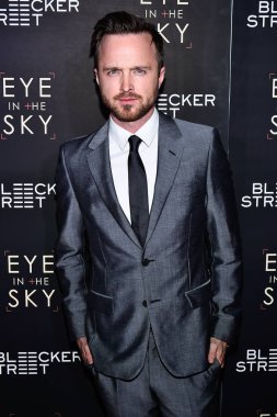 Aaron Paul Eye In The Sky Premiere için gelenler, Amc Loews Lincoln Square, New York, Ny Mart 9, 2016. Fotoğraf: Steven Ferdman / Everett Koleksiyonu