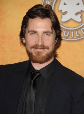 Christian Bale basın odasında 17 yıllık ekran aktörler Guild sag Ödülleri-basın odası, Shrine Auditorium, Los Angeles, CA Ocak 30, 2011. Fotoğraf: Dee Cercone/Everett Collection