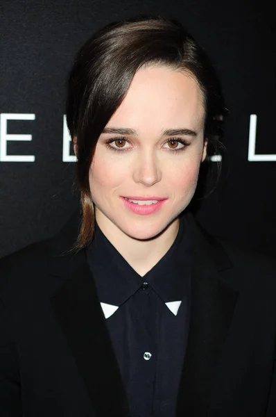 Ellen Page Arrivals Freeheld Premiere Museum Modern Art Moma New — Stock Photo, Image
