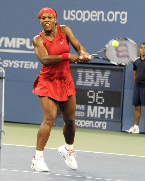 Serena Williams Obecności Wed Otwórz Turniej Tenisowy Usta Billie Jean — Zdjęcie stockowe