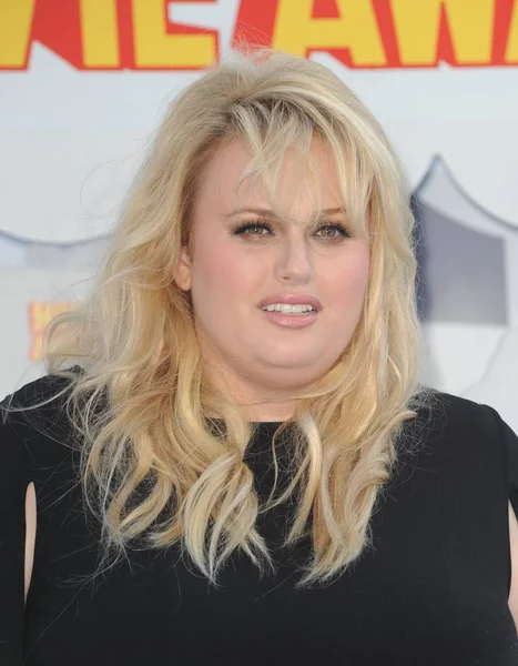 Rebel Wilson Arrivals Mtv Movie Awards 2015 Arrivals Nokia Theatre — Zdjęcie stockowe