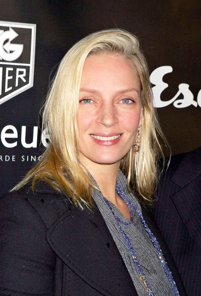 Uma Thurman Arrivals Tibet House Charity Evening Esquire Downtown Astor — Stock Photo, Image