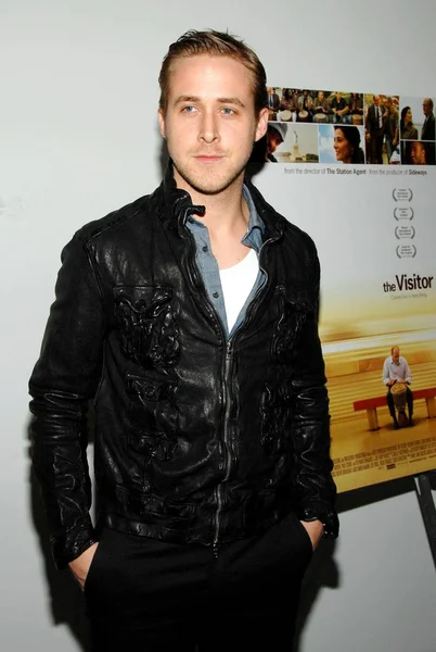 Ryan Gosling Arrivals Visitor Premiere Moma Museum Modern Art New — Stock Photo, Image