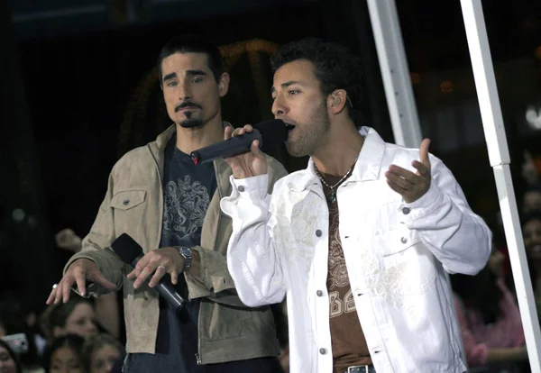 Kevin Richardson Howie Dorough Escenario Nbc Today Show Concert Series — Foto de Stock