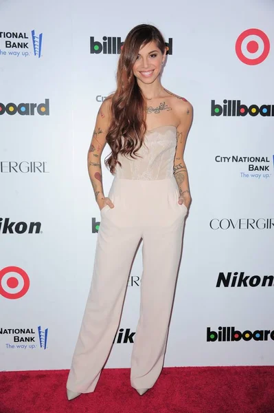 Christina Perri Las Llegadas Billboard Women Music Honoring Pink Capitale — Foto de Stock