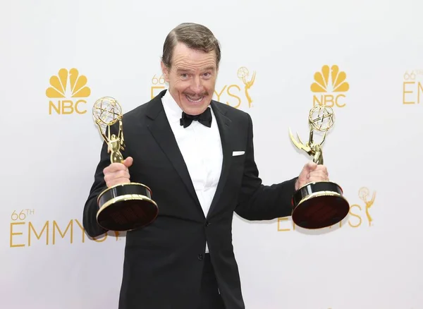 Bryan Cranston Wybitny Aktor Serialu Zwycięzcy Breaking Bad Również Wybitny — Zdjęcie stockowe