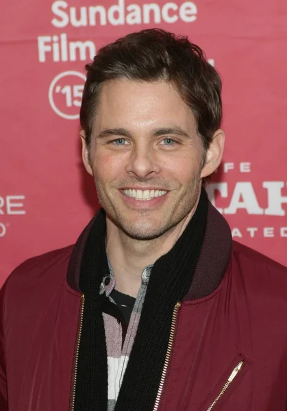 James Marsden Arrivals Train Premiere 2015 Sundance Film Festival Library — Stock Photo, Image