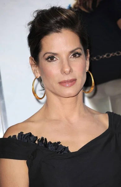 Sandra Bullock Bei Der Ankunft Für Die Blindenpremiere Das Ziegfeld — Stockfoto