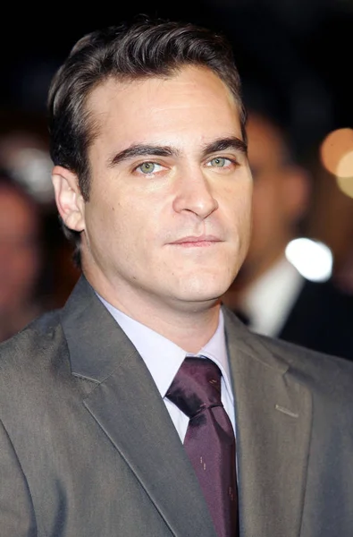 Joaquin Phoenix Arrivals Walk Line Premiere Beacon Theatre New York — Stock Photo, Image