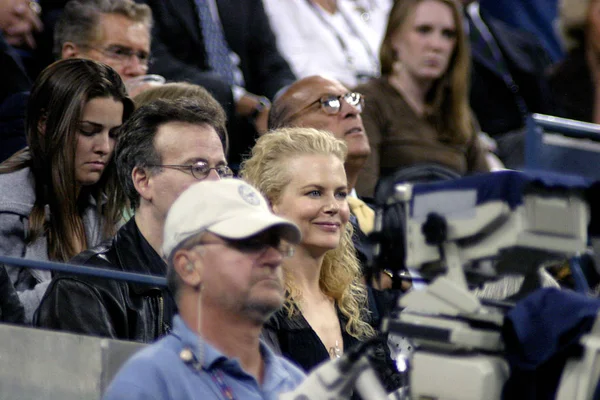 Nicole Kidman Wewnątrz Open Tenis Tournament Arthur Ashe Stadium Flushing — Zdjęcie stockowe