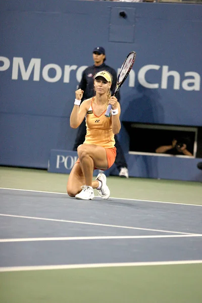 Elena Dementieva Dentro Para Open Tennis Tournament Arthur Ashe Stadium — Foto de Stock