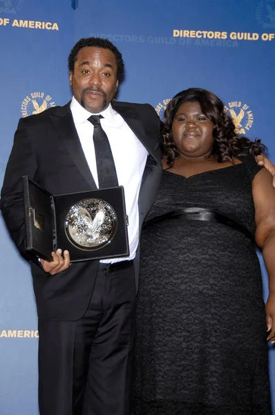 Lee Daniels Gabourey Sidibe Sala Prensa Para Edición Los Premios — Foto de Stock