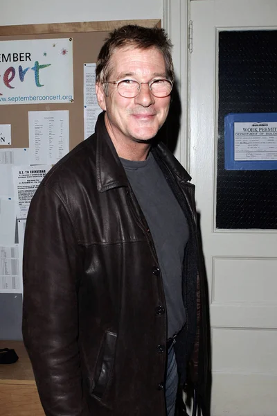 Richard Gere Arrivals Little Red School House Hurricane Katrina Benefit — Stock Photo, Image