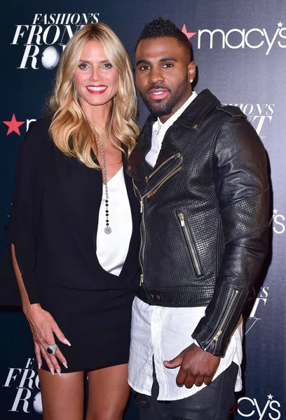 Heidi Klum Jason Derulo Attendance Macy Presents Fashion Front Row — Stock Photo, Image