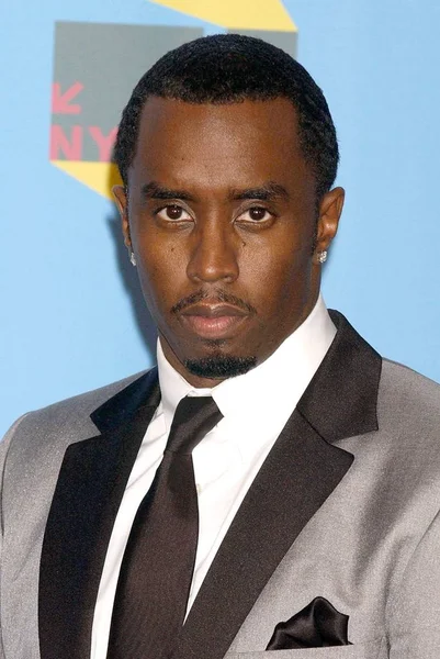 Shawn Diddy Combs Sajtószobában Mtv Video Music Awards Vma 2006 — Stock Fotó