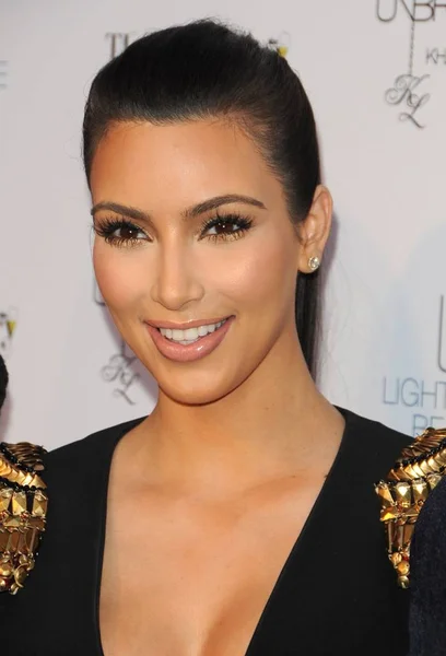 Kim Kardashian Asistencia Para Unbreakable Fragrance Launch Redbury Hotel Los — Foto de Stock