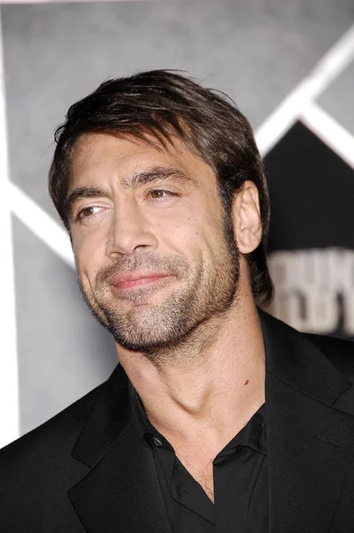 Javier Bardem Arrivals Country Old Men Premiere Capitan Theater Los — Stock Photo, Image