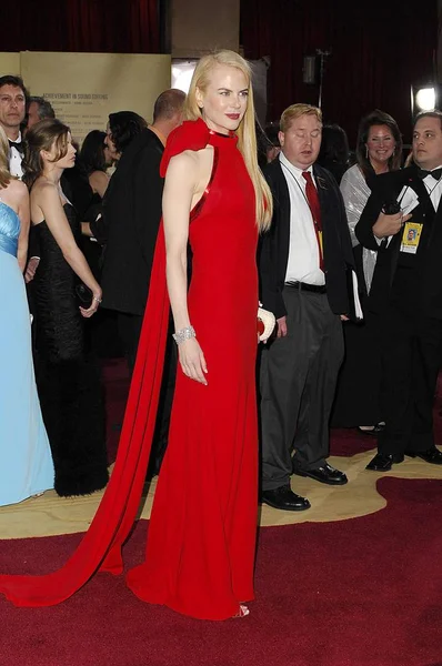 Nicole Kidman Viselése Balenciaga Nicolas Ghesquiere Érkezéskor Oscar Éves Akadémia — Stock Fotó