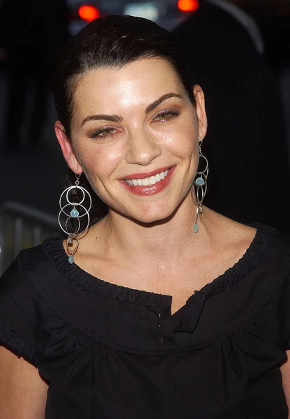 Julianna Margulies Estreno Mundial Manchurian Candidate Beekman Theater Julio 2004 — Foto de Stock