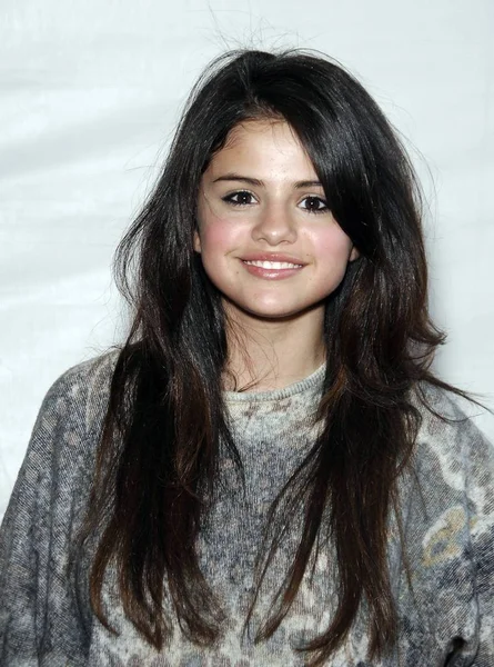 Selena Gomez Chegadas Para World Magic Awards Barker Hangar Santa — Fotografia de Stock