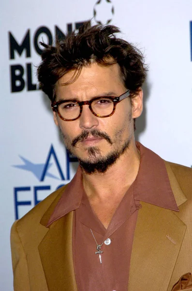 Johnny Depp Arrivals Libertine Premiere Afi Fest 2005 Arclight Hollywood — Stock Photo, Image