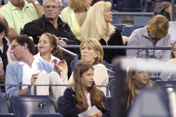 Martha Stewart Atendimento Para Open Tennis Championship Finals Arthur Ashe — Fotografia de Stock