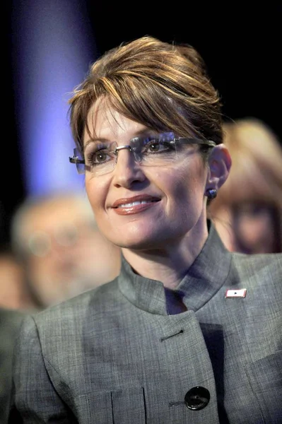 Sarah Palin Partecipa Alla Cgi Clinton Global Initiative 2008 New — Foto Stock