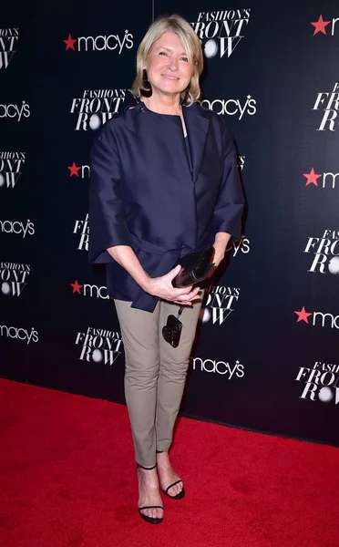 Martha Stewart Atendimento Para Macy Presents Fashion Front Row Theater — Fotografia de Stock