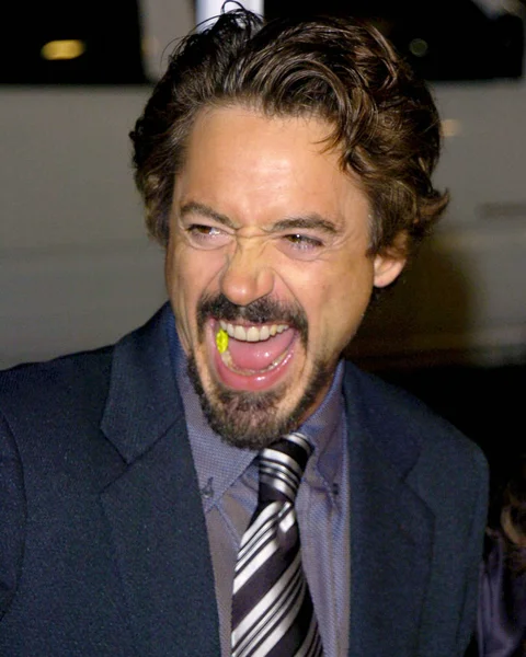 Robert Downey Chegadas Para Kiss Kiss Bang Bang Premiere Grauman — Fotografia de Stock