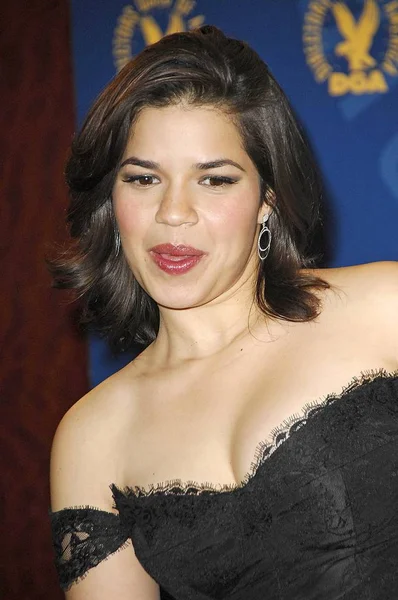 America Ferrera Sala Imprensa 59Th Directors Guild Awards Pressroom Hyatt — Fotografia de Stock