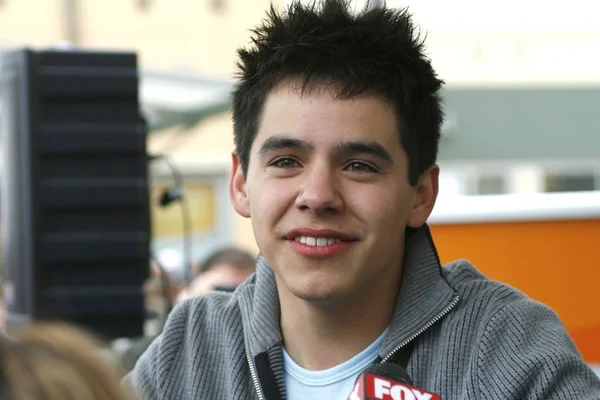 David Archuleta Store Utseende För American Idol David Archuleta Autograf — Stockfoto