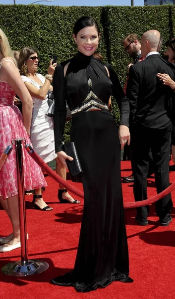 Christa Campbell Las Llegadas Para 2014 Creative Arts Emmy Awards — Foto de Stock