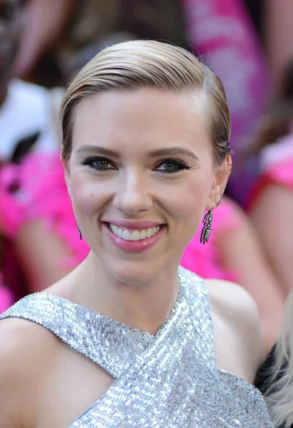 Scarlett Johansson Aux Arrivées Pour Première Rough Night Amc Loews — Photo