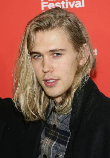 Austin Butler Příjezdové Premiéře Sundance Film Festival 2016 Divadlo Centrum — Stock fotografie