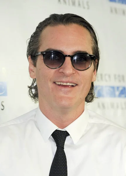 Joaquin Phoenix Arrivals Mercy Animals Presents Hidden Heroes Gala Unici — Stock Photo, Image