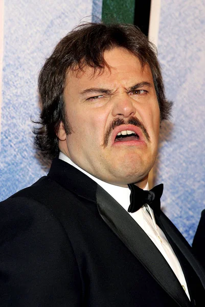 Jack Black Przy Przyjazdów King Kong Premiere Loews Walk Amc — Zdjęcie stockowe