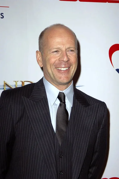 Bruce Willis Beérkezések Annie Megnyitó Éjszaka Pantages Színház Los Angeles — Stock Fotó